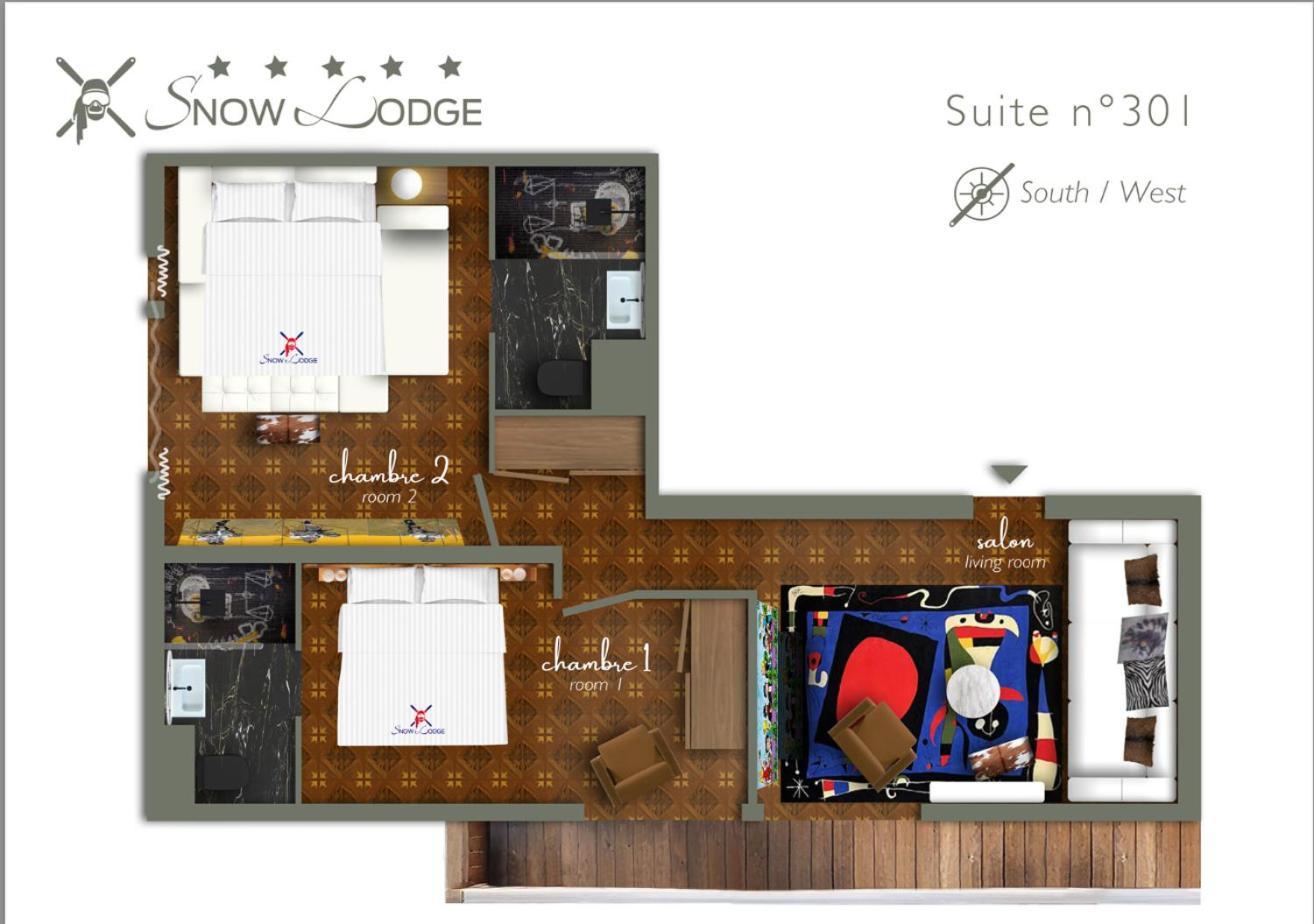 Snow Lodge Hotel Courchevel 1850 외부 사진