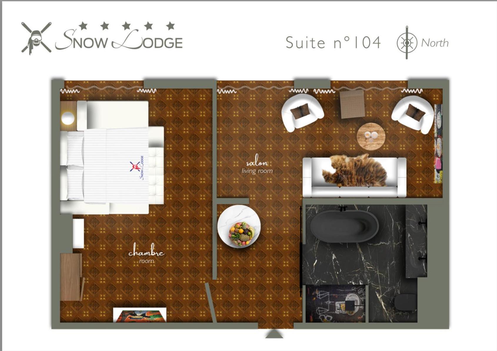 Snow Lodge Hotel Courchevel 1850 외부 사진