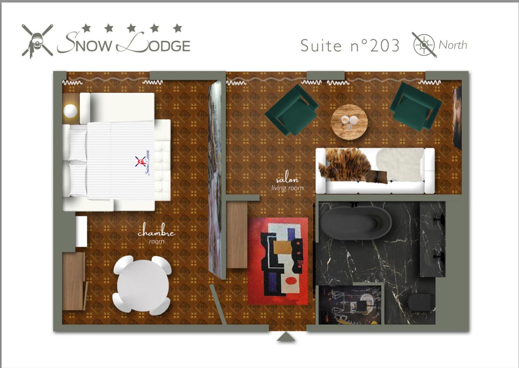 Snow Lodge Hotel Courchevel 1850 외부 사진