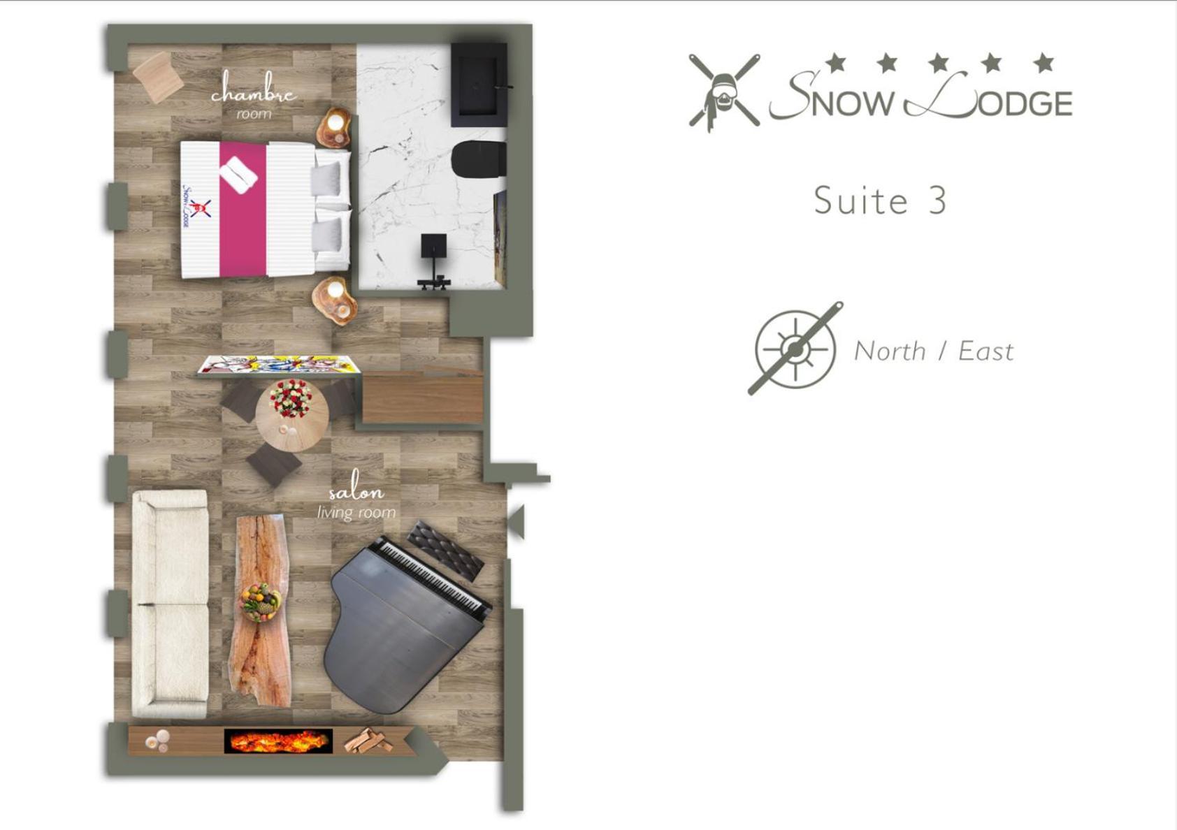 Snow Lodge Hotel Courchevel 1850 외부 사진